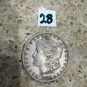 1886 Morgan Silver Dollar Coin